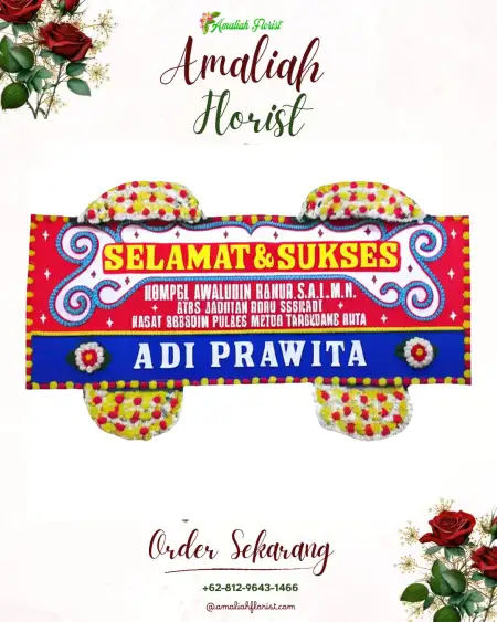Papan Bunga Ucapan Selamat Paninggaran